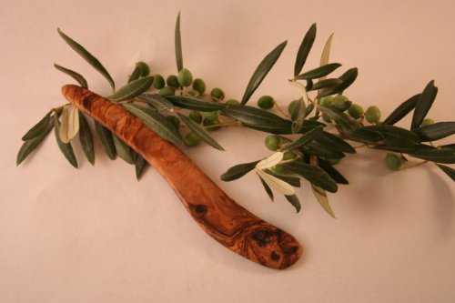 Preisvergleich Produktbild Butter Buttermesser, Olivenholz