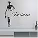 Produktbild Frau Wandaufkleber Dame Style Fashion Vinyl Aufkleber Für Kleid Shop Boutique Kleidung Kleid Modell Diy Murals 42X43 Cm Wandaufkleber