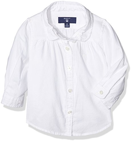 GANT Baby Girls' 730325 Blouse, White-Weiß (White 110), 98 (EU)