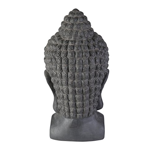 greemotion 124228 Buddha Dekokopf, 27 x 25 x 49 cm, schwarz - 5
