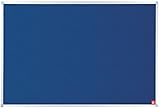 5 Star Premier Noticeboard with Fixings and Aluminium Trim W1200x900mm - Blue