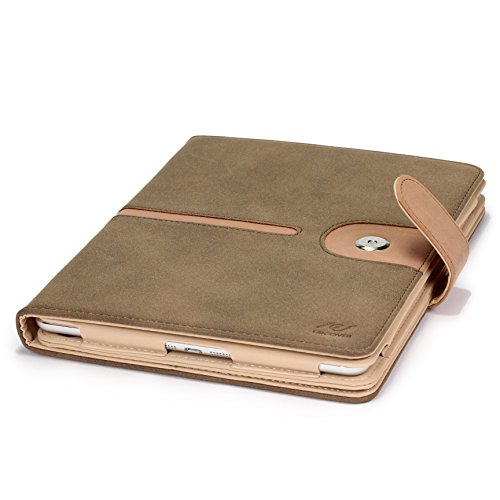 iPad Air 2 [2014 Version-6.Generation] Hülle Original Urcover® [DEUTSCHER FACHHANDEL] Smart Cover Schutzhülle Case Etui mit Sleep/Wake Funktion ?? Zubehör | Khaki Dunkel