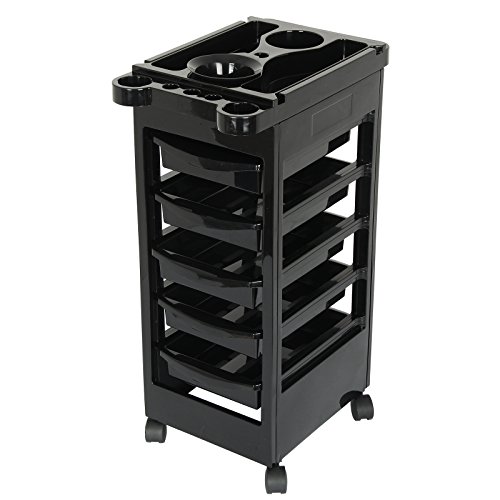 AllRight Barber Beauty Storage Drawers Trolley Salon Hairdresser Colouring Cart