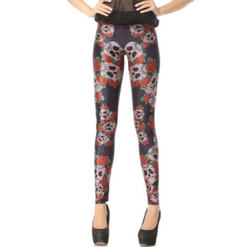 Ladies Pumpkin Blood Splatter Black Cat Haunted House Sugar Skull