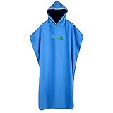 Bademantel aus Mikrofaser Herren Bademantel mit Kapuze Mikrofaser Quick Dry Bademantel aus Baumwollfrottee mit Kapuze Saunamantel Weich Saugfähig und Bequem 88 x 109 cm