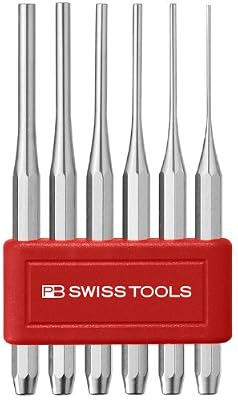 Irega PB Swiss Tools – Ensemble poinçons octogonal 755bl avec support en plastique