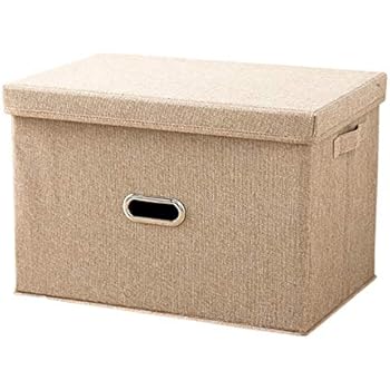 Aufbewahrungsbox mit Deckel in Leder Optik braun: Amazon.de: Küche