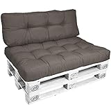 Beautissu Palettenkissen ECO Style Rückenkissen 120x40x10-20 cm Palettenauflage Palettenpolster mit Oeko-Tex in Anthrazit & div Farben wählbar Beautissu Palettenkissen ECO Style Rückenkissen 120x40x10-20 cm Palettenauflage Palettenpolster mit Oeko-Tex in Anthrazit & div Farben wählbar