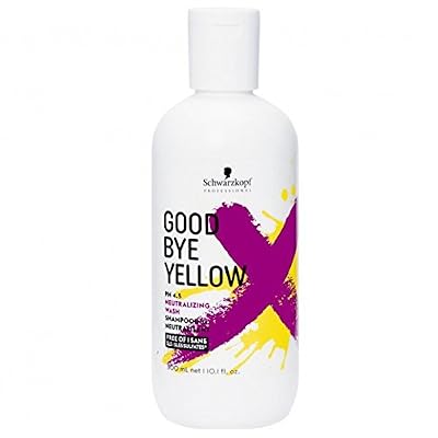 Schwarzkopf -Shampooing Good Bye Yellow Le Premier Shampooing Dejaunissant à Forte Concentration De Pigment 300 ml