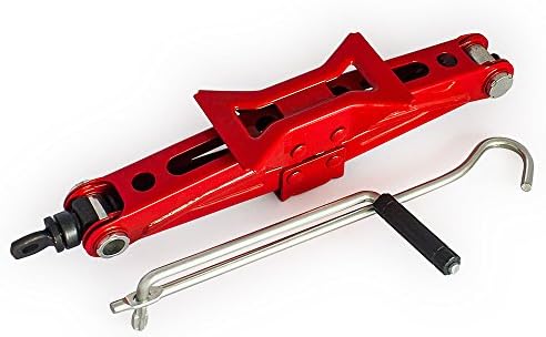 High Quality RustProof 2 Ton Tonne Car Van Garage Home Emergency Wind Up Scissor Jack Lift