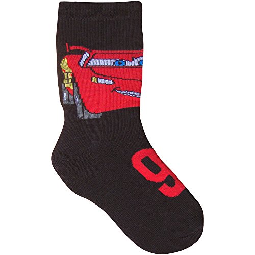Boys Baby, Toddler & Childrens Disney Pixar Cars Novelty Socks (3 Sizes), Black, UK Junior 12.5-3.5 (EUR 31-34)