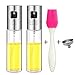Produktbild Öl Sprüher Olivenöl Spray Pump Gla Spritzgerät Flasche Essig Spender Küche Werkzeug Zerstäuber für Kochen, Salat, BBQ, Pasta, Grill, Gewürz 100ml (Packung von 2)