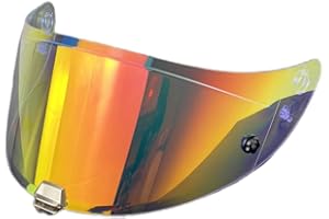 MTDVZR HJ-26 Helmet Visor Replacement,UV Protection Helmet Face Shield Compatible with HJC Rpha 70,Rpha 70 St,Rpha 11,Rpha 11 Pro,HJ-26St (Revo Clear Red-Day&Night Use)