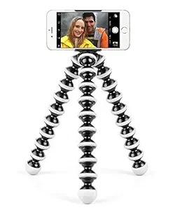 Genteel (DTR 260 GTX) Gorilla Tripod/Mini 33 cm (13 Inch) Tripod for Mobile Phone with Phone Mount & Remote | Flexible Gorilla Stand for DSLR & Action Cameras