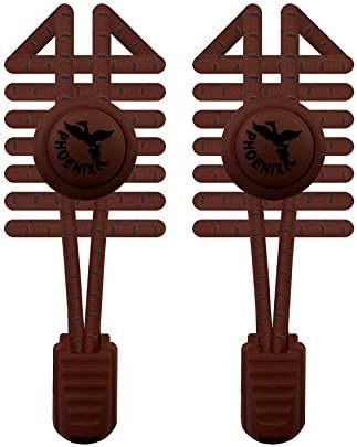 Phoenix Fit UK - No tie Elastic Lace System with lock - Easy to install in a range of colours. Great for runners, children, older generation &amp; active lifestyles - 1 Pair