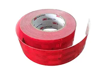 3M RRR4FT High Intensity Prismatic Grade Conspicuity Reflective Tape, 2 inch x 4 feet, Red