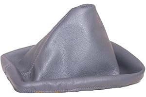 THE TUNING-SHOP LTD Gear Stick Gaiter Grey Genuine Leather