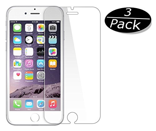 3x iPrime® Premium Apple iPhone 6/6s Panzerglas Panzerglasfolie Panzerfolie aus Echtglas 3D Touch Kompatibel Anti Shock Folie Panzer Schutzfolie Displayschutzfolie