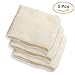 Price comparison product image Cheesecloth 100% Organic Cotton, Unbleached Washable,Nut Milk Cloth, Muslin Cloth, Strainer Cloth for Filtering Almond, Coconut, Repeatable Filter Yogurt 36X36 Inch (3 Pcs)