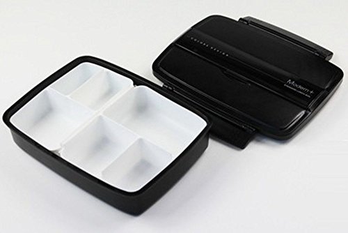 Skater Japanese Modern/Traditional Compartmental Bento Box, 870ml, Chopsticks by Skater - 5