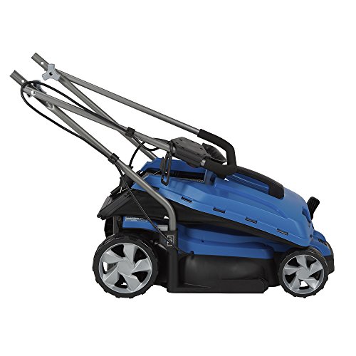 HYUNDAI Elektro-Rasenmäher LM3301E (1300W, Schnittbreite 33 cm, 35L Fangkorb, zentrale Höhenverstellung 25-65 mm, Elektro-Mäher) - 3