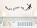 Produktbild Peter Pan Inspired Never Grow Up Vinyl Wall Decal Sticker by lodicae