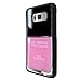 Produktbild 001696 - Designer Nail Polish Pink Design Samsung Galaxy S8 Hülle Fashion Trend Case Back Cover Metall und Kunststoff - Schwarz