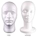 JaneDream 1 Set Styrofoam Mannequin Manikin Head Model Foam Wig Hair Hat Glasses Display (Female+Male)