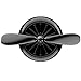 Produktbild Umyhou New Design Airplane Propeller, automatische Spin, Auto Lufterfrischer, Auto Luftreiniger, Auto Duft Diffuser Vent Clip, beseitigt Geruch und Gerüche (Schwarz)