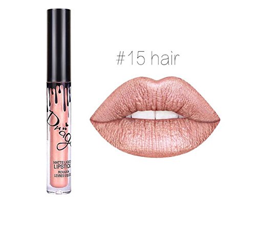 Demarcation Lip Gloss Beauty Waterproof Liquid Lipstick Lip Gloss Durable Long Lasting Matte 16PCS Kombination - 8