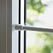 Produktbild Klemmstange für Fenster Gardine Länge wählbar bis 120 cm, ausdrehbar mit Saugknopf (Weiß 60-90 cm)