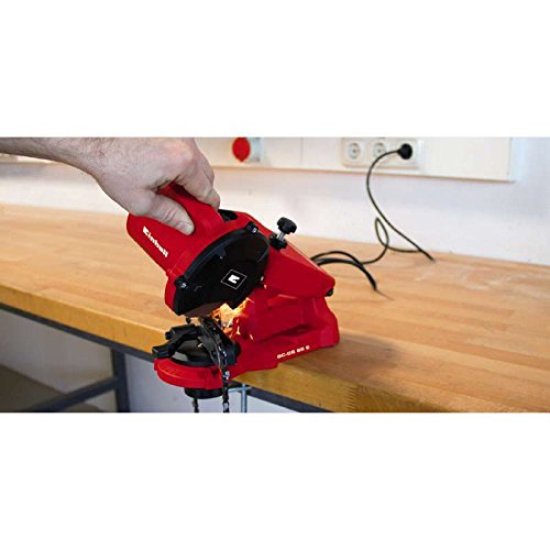 Einhell Sägekettenschärfgerät GC-CS 85 E (85 W, 5500 min-1, Tiefenbegrenzung, Kettenspannvorrichtung, Schleifscheibe) - 6