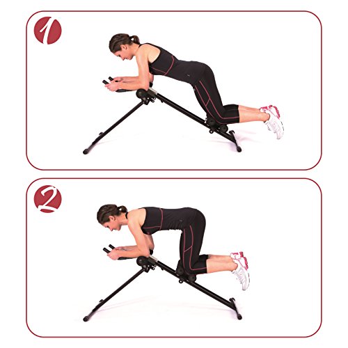 Ultrasport Bauchtrainer Ultra 150 – Fitness Power AB Trainer, faltbar - 5