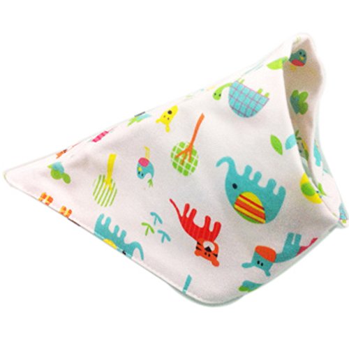 Norcci 12er Baby Kinder Cartoon Baumwolle Dreieckstuch Lätzchen Babylätzchen Halstuch Mit Druckknöpfen Multifunctional - 7