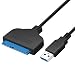 Produktbild iBaste USB 3.0 bis 2.50 USB-Kabel SATA III-Festplattenadapterkabel UASP-SATA zu USB 3.0-Konverter