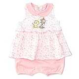 tweety baby shower Material: 100% Baumwolle Looney Tunes Baby Spieler Mädchen weiß rosa  Motiv: Tweety  Baby Shorty im Zweiteiler-Look für Neugeborene & Kleinkinder  Größe: 12-18 Monate (86)