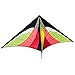 Produktbild Wokee Kinderdrachen, Stunt Power Kite Outdoor Sport Spaß Spielzeug Neuheit Dual Line Delta Kite,160 * 90cm,Streifenschwänze für Kinder ab 8 Jahren (Orange)