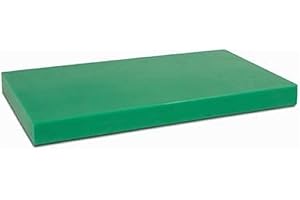 UZMAN-VERSAND Tabla de cortar de plástico Gastro GN 600 x 400 x 20 mm, polietileno/polipropileno PP, (verde 600 x 400 x 20)