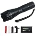 Produktbild Taschenlampe T6-1000 Lumen, Zoomable, 5 Modi, Wasserdicht, Handheld - Beste Camping, Outdoor, Notfall, Everyday Taschenlampen (Black SET)