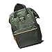 Produktbild AMUSTER Unisex Mode Classics Rucksack Damen Herren Vintage Handtaschen Studenten Schule Canvas Backpack Schüler Schulranzen Schhool Bag Schulrucksack (One size, Armeegrün)