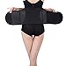 Bigood Women Postpartum Belly Belt Waist Shaper Abdomen Support Girdle Black