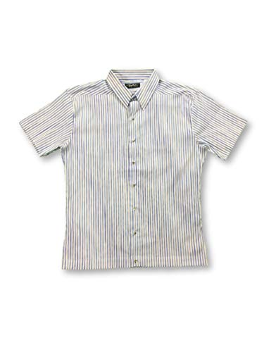 Preisvergleich Produktbild Thierry Mugler Shirt in White and Blue Candy Stripe - 16