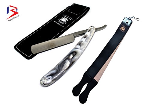 BeautyTrack New Men Shaver - Traditional Razor Manual Cut Throat Straight Sharp Professional Barber Traditional Right… - Image 4