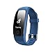 Produktbild XZZ Fitness-Tracker, Smart Armband IP68 Wasserdichte Hand Bluetooth Sport Herz Rate Armbrust-Informationen rufen Sie Uns an die Uhr,Blue