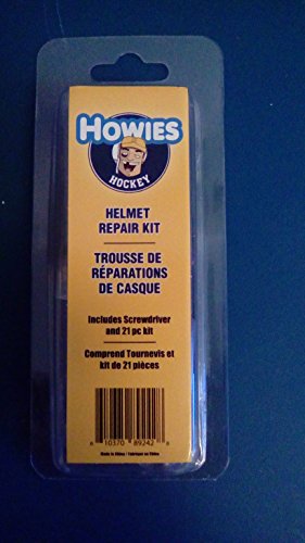 Howies Hockey Kit de reparación de casco - Incluye destornillador y 21 piezas Kit