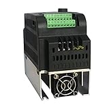 Con un potenciómetro de velocidad y panel externo.