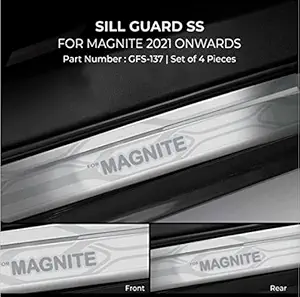 ASIATICK Accessories for Nissan Magnite (Door Sill Plate Set of 4)