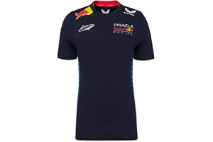 Oficjalna koszulka Oracle Red Bull Racing Kids Teamline Max Verstappen - niebieska