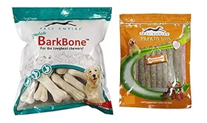 Pets Empire Combo Pressed Dog Bone(Medium 4 Piece) + Dog munchy Chicken Flavor (500gms)
