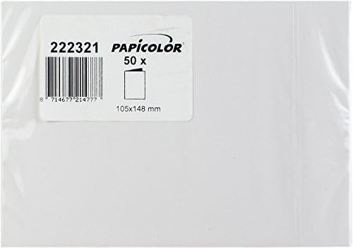 Papicolor A6 Folded Cards 50/Pkg-Kraft White
